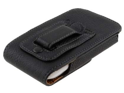 Textured Synthetic Leather Vertical Belt Pouch for HTC Desire X