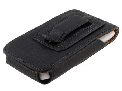 Textured Synthetic Leather Vertical Belt Pouch for HTC Desire X