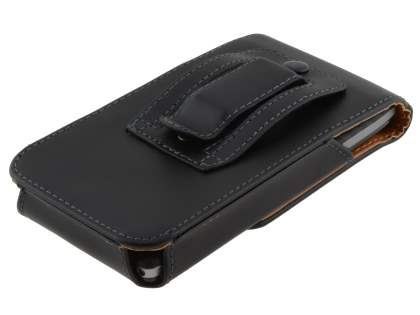 Smooth Synthetic Leather Vertical Belt Pouch for Motorola