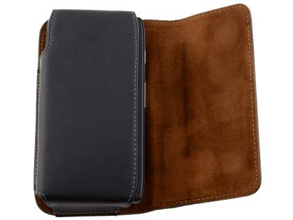 Extra-tough Genuine Leather ShineColours belt pouch for Motorola RAZR HD 4G XT925