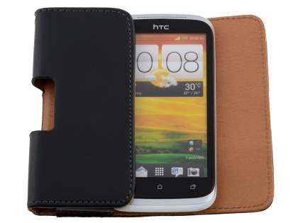Smooth Synthetic Leather Belt Pouch for HTC Desire X