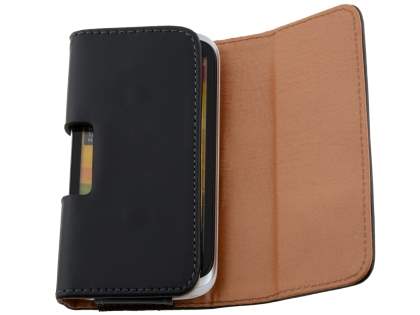 Smooth Synthetic Leather Belt Pouch for HTC Desire X