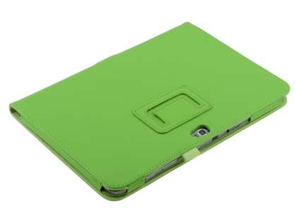 Synthetic Leather Flip Case with Fold-Back Stand for Samsung Galaxy Note 10.1 4G - Green