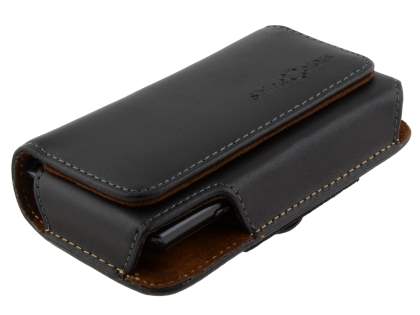 Extra-tough Genuine Leather ShineColours belt pouch for Samsung Omnia W I8350