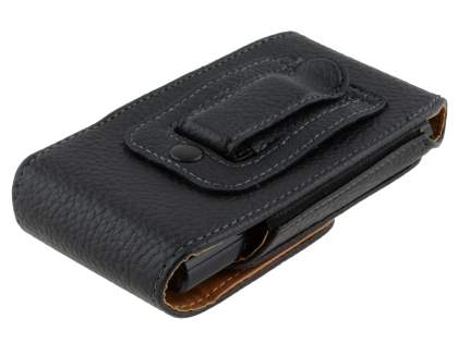 Textured Synthetic Leather Vertical Belt Pouch for Samsung Omnia W I8350