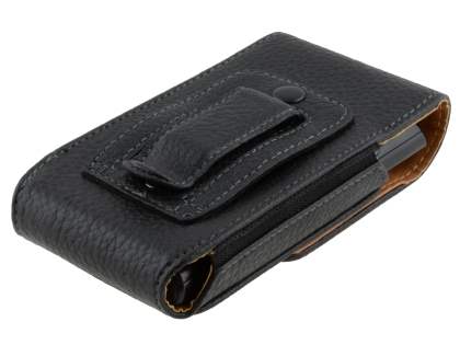 Textured Synthetic Leather Vertical Belt Pouch for Samsung Omnia W I8350