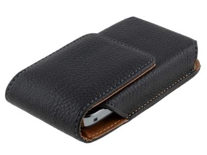 Textured Synthetic Leather Vertical Belt Pouch for Samsung S5830 Galaxy Ace