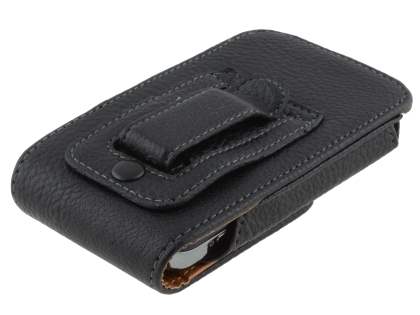 Textured Synthetic Leather Vertical Belt Pouch for Samsung S5830 Galaxy Ace