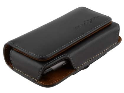 Extra-tough Genuine Leather ShineColours belt pouch for Samsung S8500 Wave