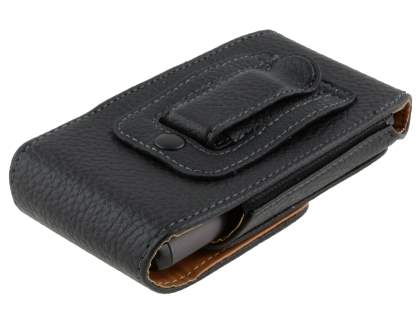 Textured Synthetic Leather Vertical Belt Pouch for Samsung S8500 Wave