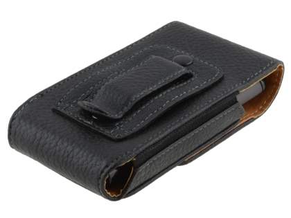 Textured Synthetic Leather Vertical Belt Pouch for Samsung S8500 Wave