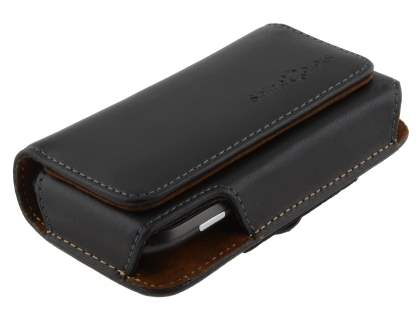 Extra-tough Genuine Leather ShineColours belt pouch for HTC 7 Mozart