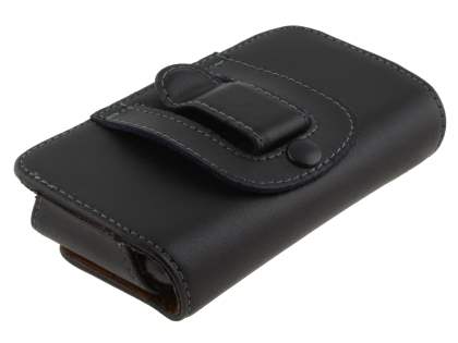 Extra-tough Genuine Leather ShineColours belt pouch for HTC 7 Mozart