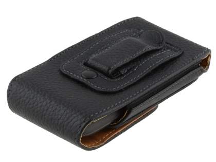Textured Synthetic Leather Vertical Belt Pouch for HTC 7 Mozart