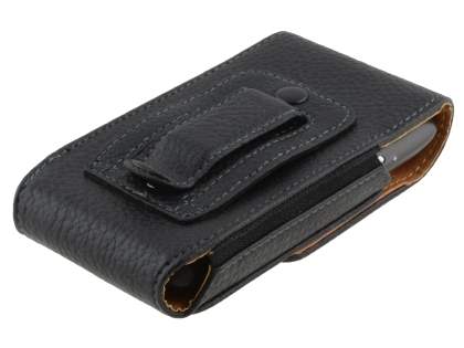 Textured Synthetic Leather Vertical Belt Pouch for HTC 7 Mozart