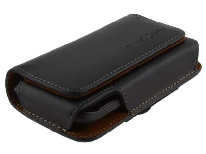 Extra-tough Genuine Leather ShineColours belt pouch for HTC One V