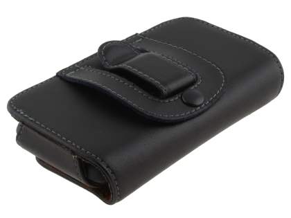 Extra-tough Genuine Leather ShineColours belt pouch for HTC One V