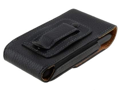 Textured Synthetic Leather Vertical Belt Pouch for HTC One V
