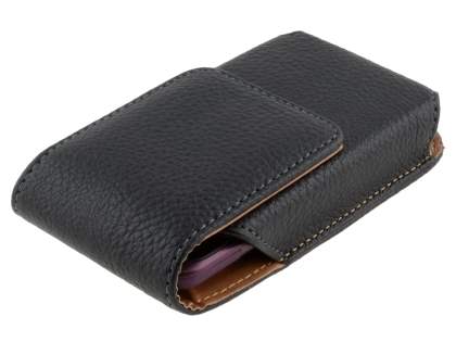 Textured Synthetic Leather Vertical Belt Pouch for HTC Rhyme