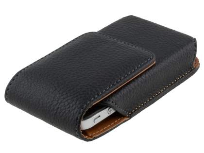 Textured Synthetic Leather Vertical Belt Pouch for iPhone 4/4S