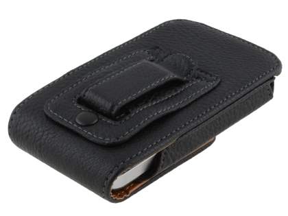 Textured Synthetic Leather Vertical Belt Pouch for iPhone 4/4S