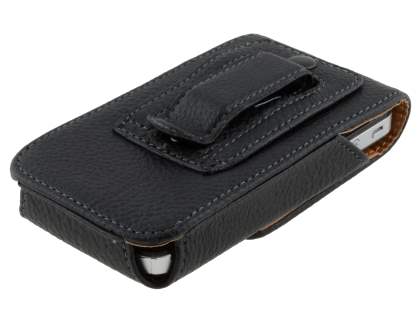 Textured Synthetic Leather Vertical Belt Pouch for iPhone 4/4S