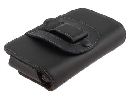 Extra-tough Genuine Leather ShineColours belt pouch for HTC Desire S