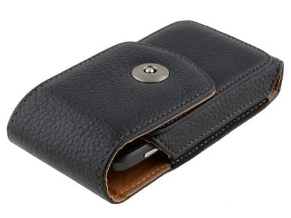Textured Synthetic Leather Vertical Belt Pouch for HTC Desire S