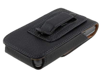 Textured Synthetic Leather Vertical Belt Pouch for HTC Desire Z
