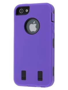 Defender Case for iPhone 5 only - Purple/Black