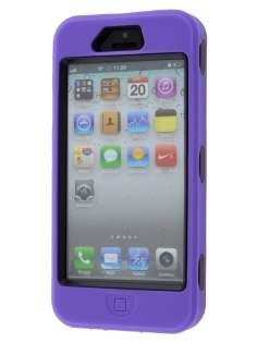 Defender Case for iPhone 5 only - Purple/Black