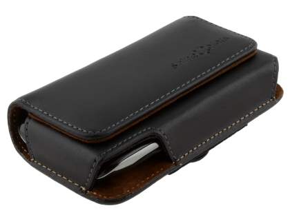 Extra-tough Genuine Leather ShineColours belt pouch for BlackBerry Torch 9860