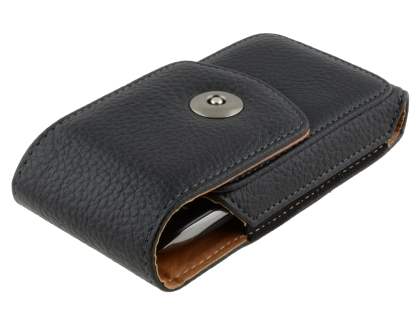 Textured Synthetic Leather Vertical Belt Pouch for BlackBerry Torch 9860