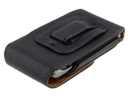 Textured Synthetic Leather Vertical Belt Pouch for BlackBerry Torch 9860