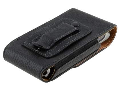 Textured Synthetic Leather Vertical Belt Pouch for BlackBerry Torch 9860