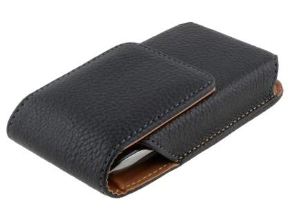 Textured Synthetic Leather Vertical Belt Pouch for BlackBerry Torch 9860