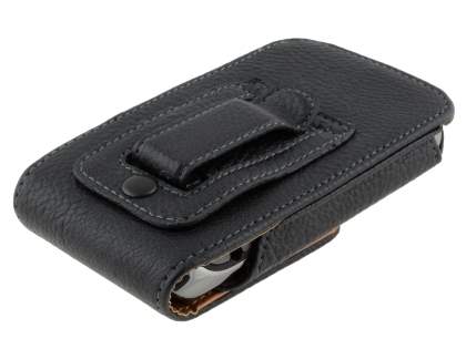 Textured Synthetic Leather Vertical Belt Pouch for BlackBerry Torch 9860