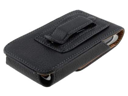 Textured Synthetic Leather Vertical Belt Pouch for BlackBerry Torch 9860