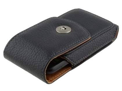 Textured Synthetic Leather Vertical Belt Pouch for HTC Incredible S