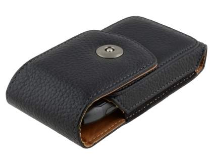 Textured Synthetic Leather Vertical Belt Pouch for Nokia N8