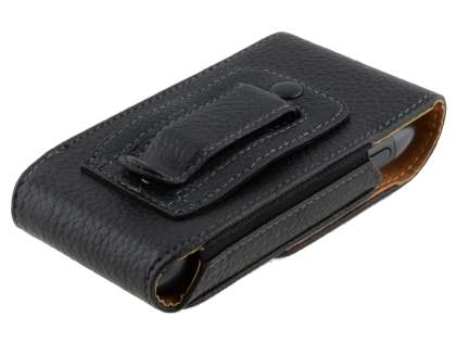 Textured Synthetic Leather Vertical Belt Pouch for Nokia N8