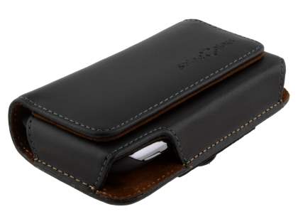 Extra-tough Genuine Leather ShineColours belt pouch for Nokia Lumia 610