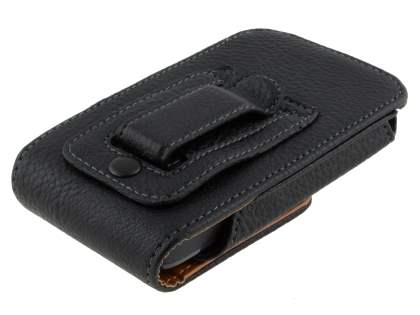 Textured Synthetic Leather Vertical Belt Pouch for Nokia C3
