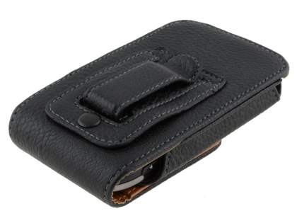 Textured Synthetic Leather Vertical Belt Pouch for Nokia E6