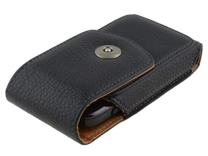 Textured Synthetic Leather Vertical Belt Pouch for Nokia E71