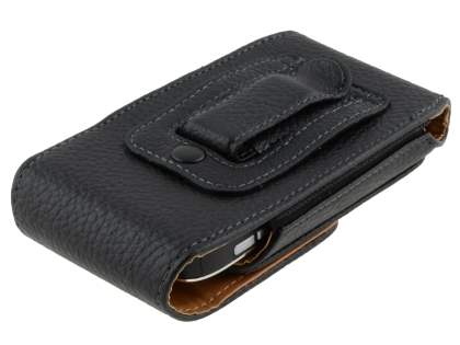 Textured Synthetic Leather Vertical Belt Pouch for Nokia E72