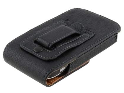 Textured Synthetic Leather Vertical Belt Pouch for Nokia E72