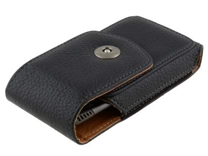 Textured Synthetic Leather Vertical Belt Pouch for Nokia X7