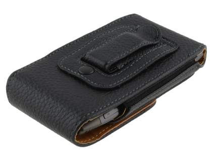 Textured Synthetic Leather Vertical Belt Pouch for Nokia X7