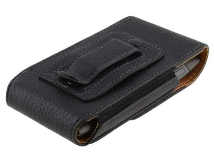 Textured Synthetic Leather Vertical Belt Pouch for Nokia X7